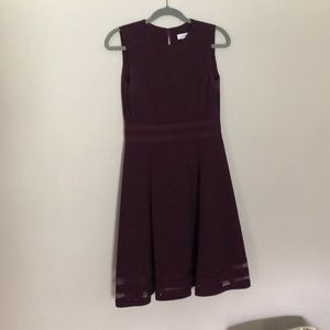 Calvin Klein Plum Work Dress